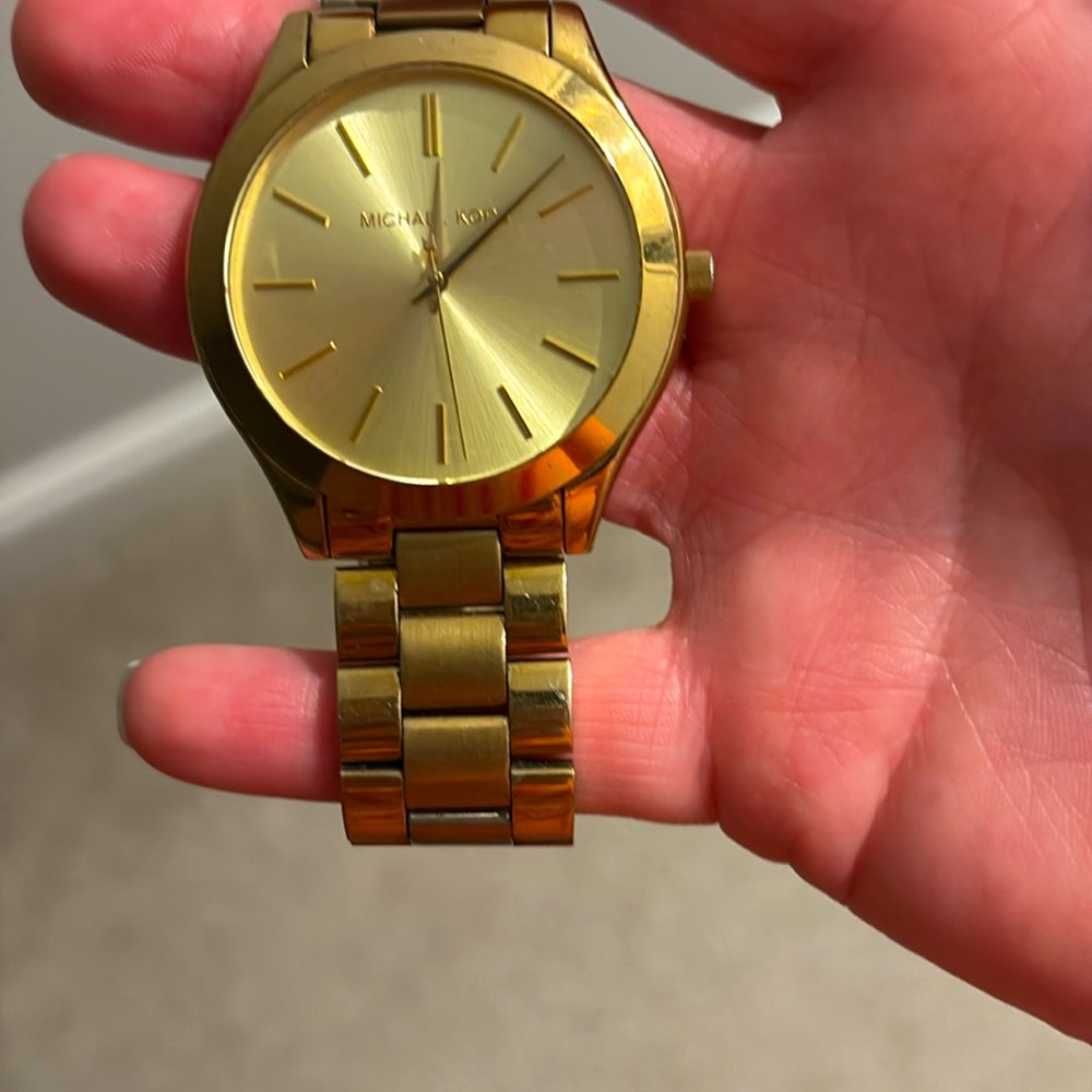 Michael Kors Slim Gold Watch
